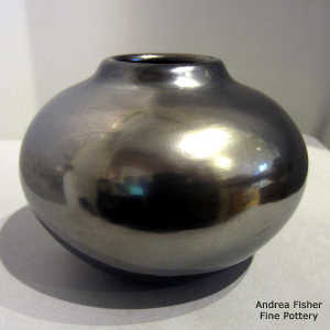 Plain gunmetal black jar