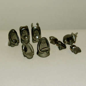 Black nativity set with nine pieces