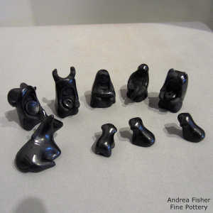 Black nativity set with 13 pieces