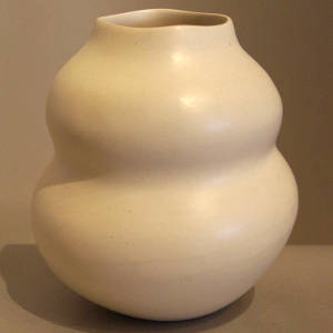 White organic sculpture