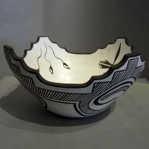 Traditional designs on a bowl