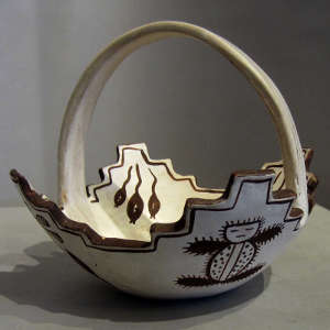 Traditional designs on a decorative bowl